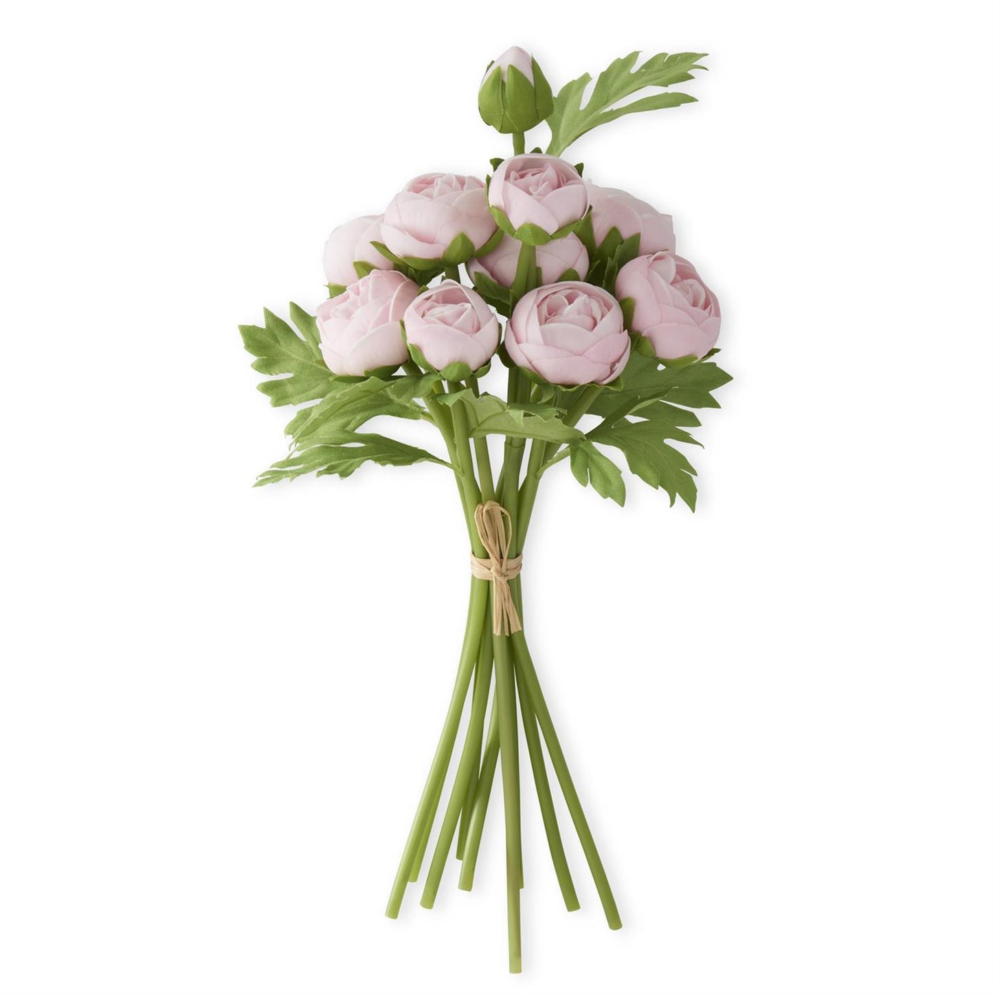 15 Inch Pink Real Touch Ranunculus Bundle