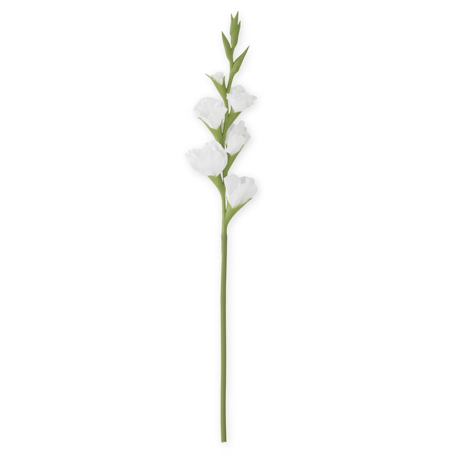34 Inch White Real Touch Gladiolus