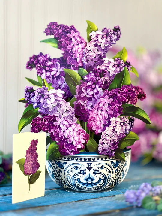 Garden Lilacs - FreshCut Paper Greeting Card