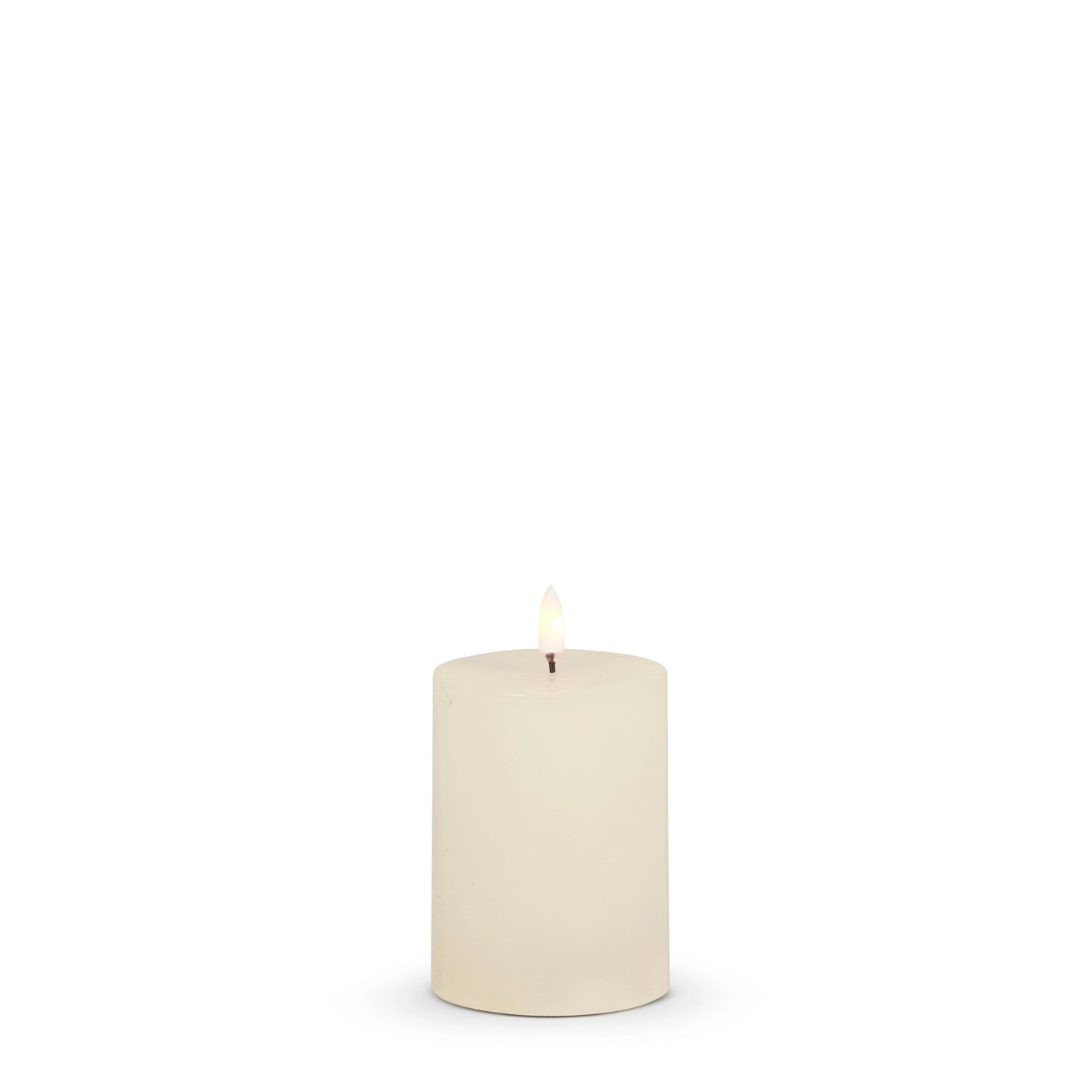 3" X 4" Ivory Pillar Candle