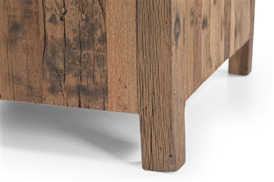 Large Wooden Planter Natural