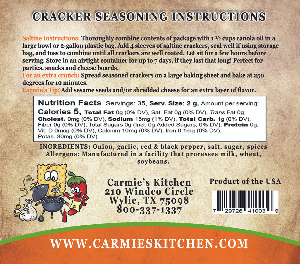 Chipotle BBQ Cracker Seasoning Mix