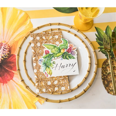 Rattan Weave Guest Napkin