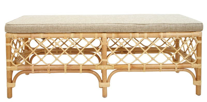Terrace Rattan Bench