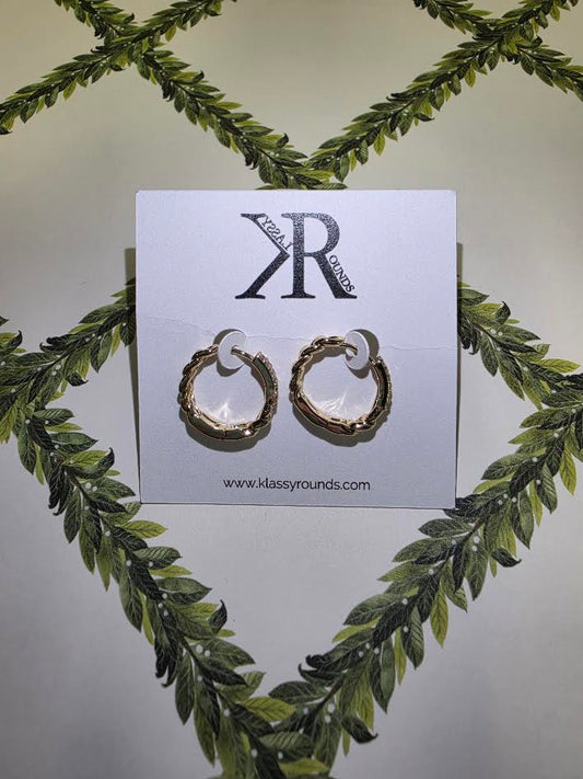 Rope Hoops - Earrings
