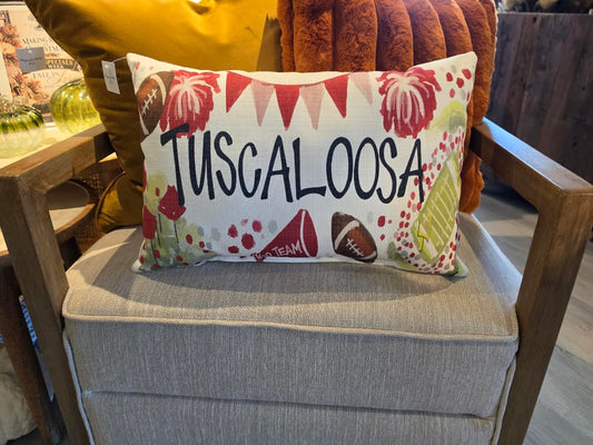Tuscaloosa City Cheer 14 x 20 Lumbar Pillow