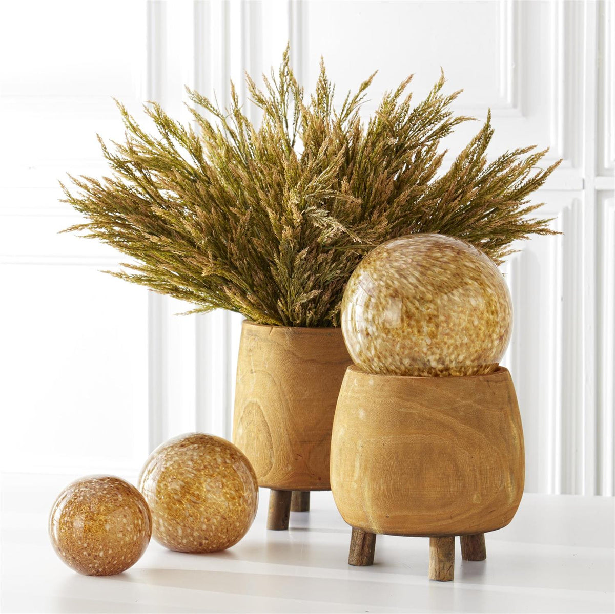 Faux Green Wheat Bush, 21 Inch, view 2
