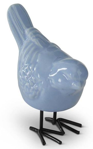 2.5 Inch Blue Porcelain Birds
