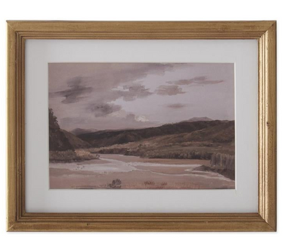 11 Inch Gold Framed Landscape Prints