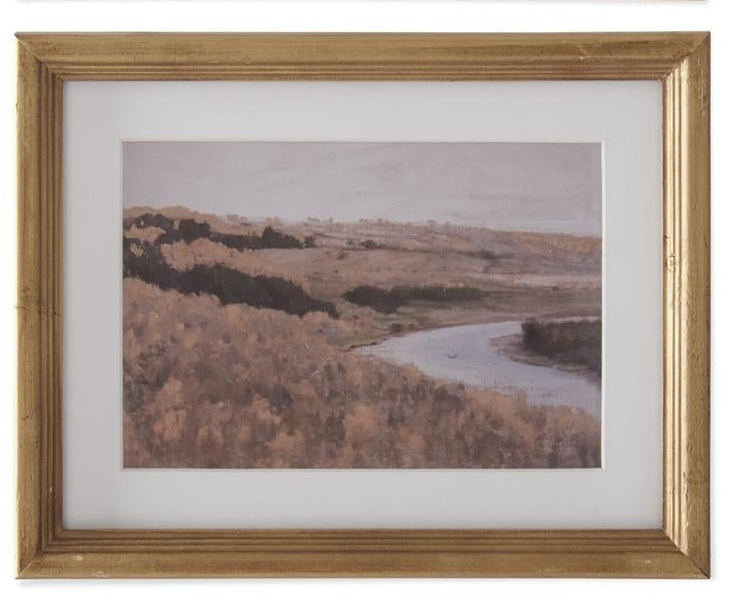 11 Inch Gold Framed Landscape Prints