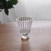 Set - Audrey Stemless All Purpose Glass with Gold Rim Set of 6 (Clear and Gold) 8 fl oz