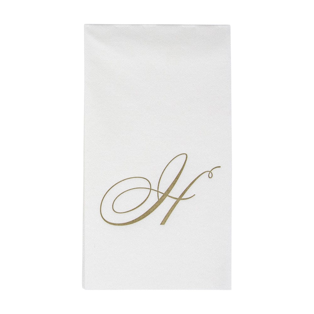 White Pearl-Paper Linen Napkin Airlaid Guest-Signature 24In