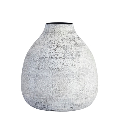 Iron Antique Grey Vase-A - Gray