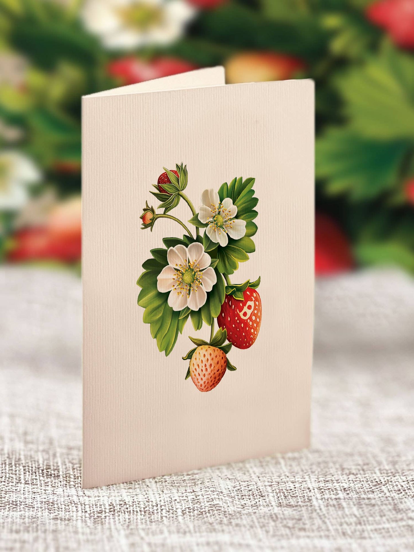 Strawberry Blossom - FreshCut Paper Greeting Card