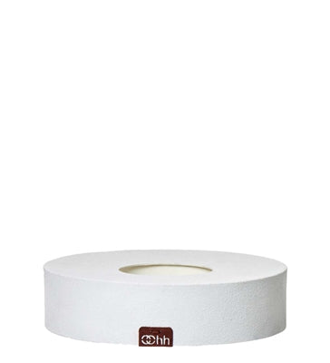 Sm. Recycled Paper Vase Candleholder White