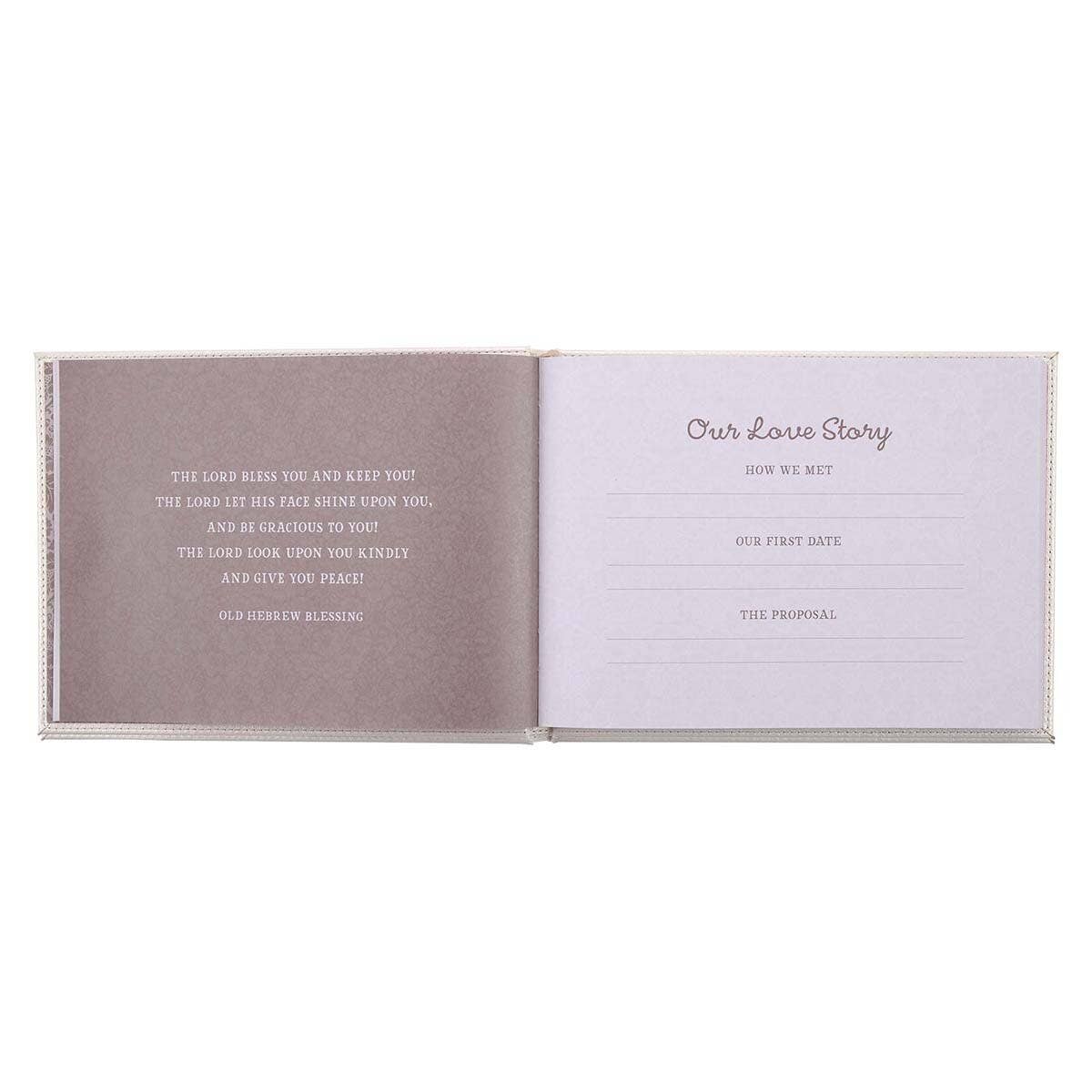 Guest Book White/Gold Mr. & Mrs. Better Together