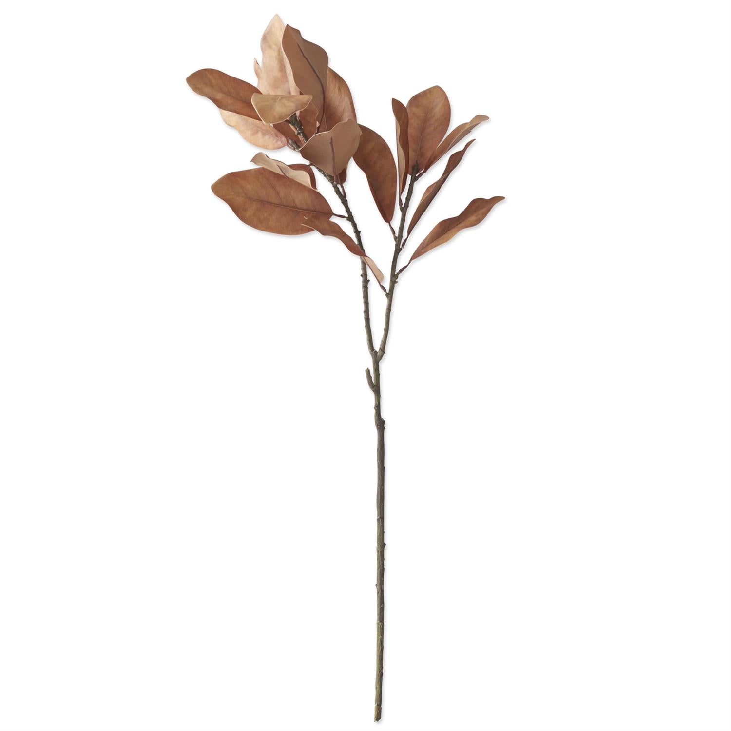 44 Inch Dark Golden Yellow Magnolia Branch