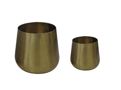 Antique Brass Wine Coolers