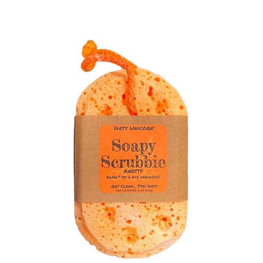 Knotty Soapy Scrubbie