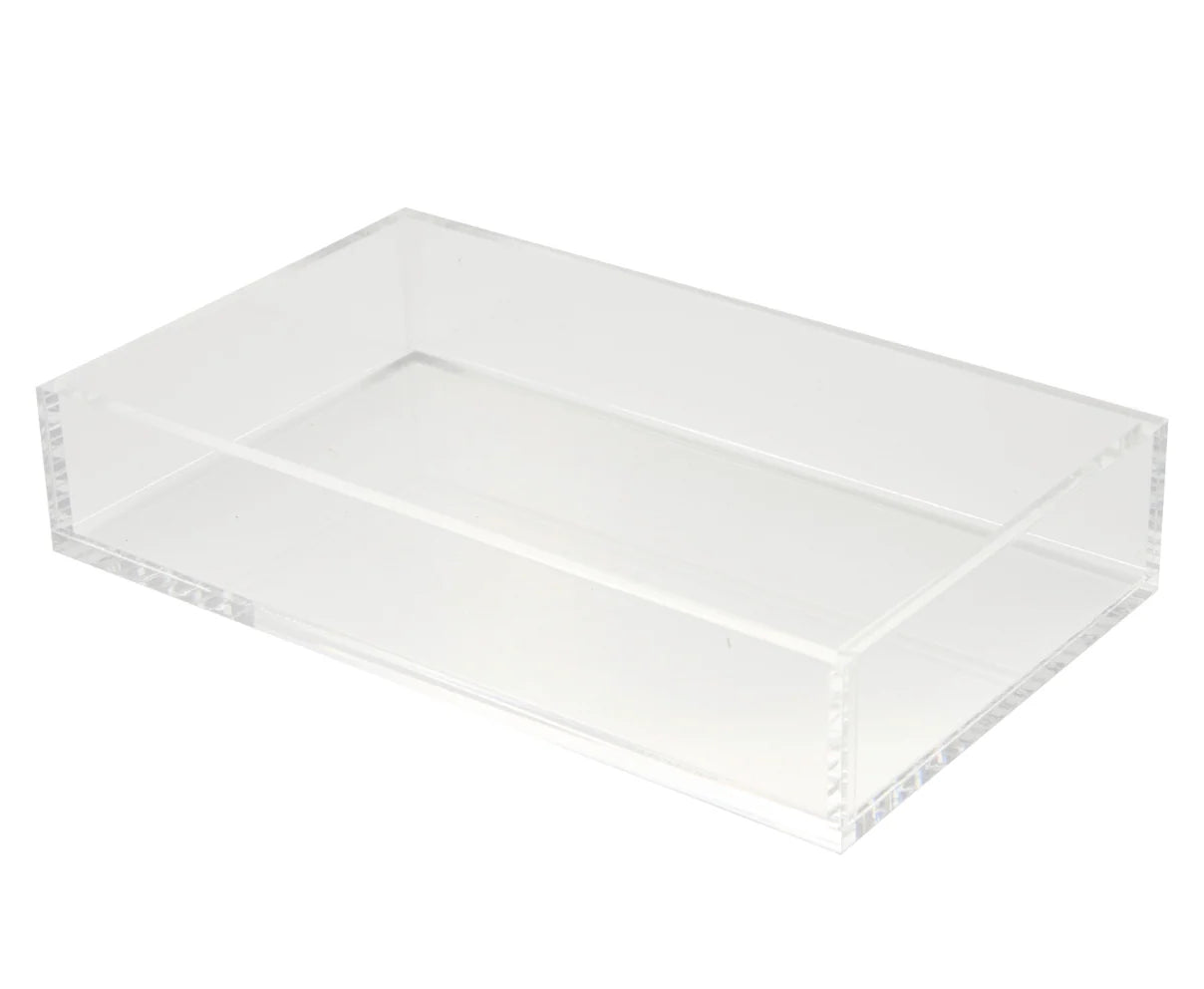 Clear Acrylic Napkin Tray Guest Towel