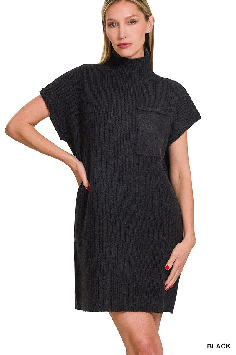 Sweater Dress With Pocket