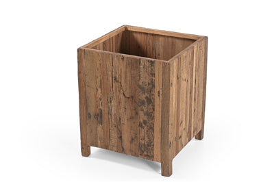 Large Wooden Planter Natural