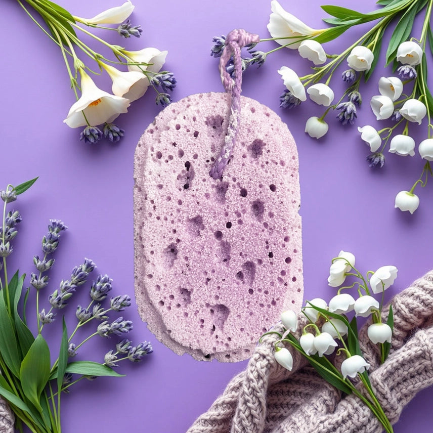 Lavender Cashmere Soapy Scrubbie