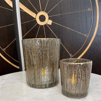 Med. Glass Votive Natural