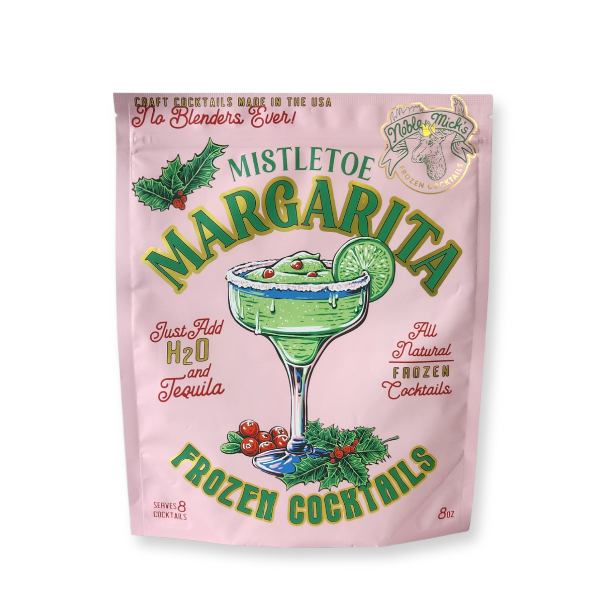 Mistletoe Margarita Frozen Cocktail-Just add Water + Tequila