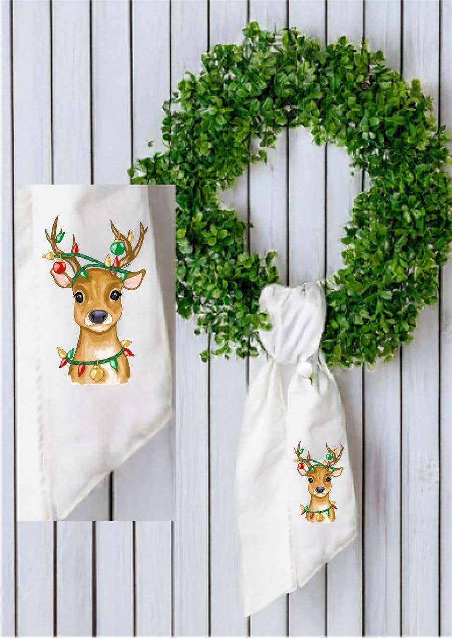 Corey's Reindeer Wreath Sash
