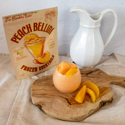 Peach Bellini Frozen Cocktail -Just add Water + Prosecco