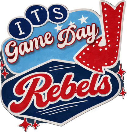 It's Gameday Rebel Wreath Sash