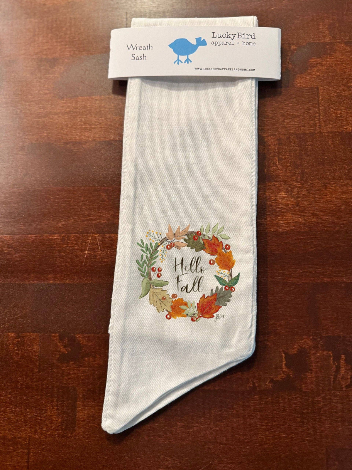 Laura Hello Fall Sash