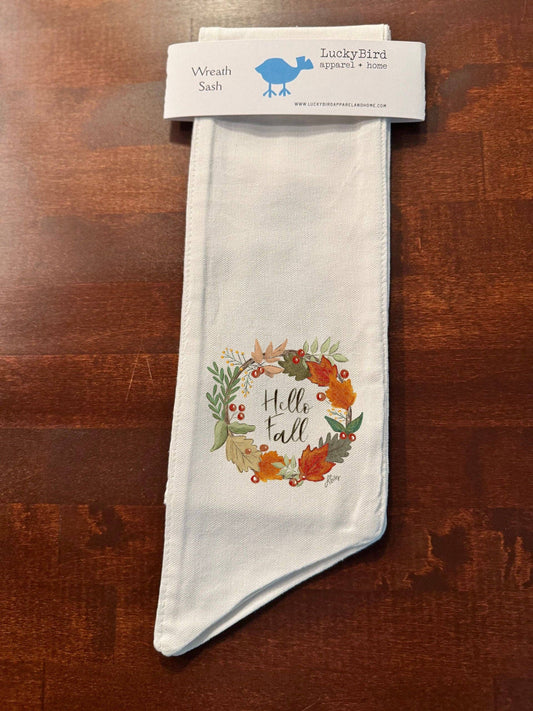 Laura Hello Fall Sash