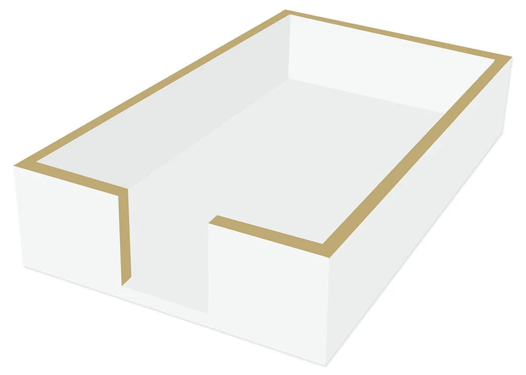 White/Gold - Guest Towel Holder