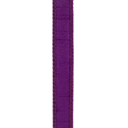 Dupioni Supreme Wired Edge Ribbon Purple 7/8 Inch 10 Yards