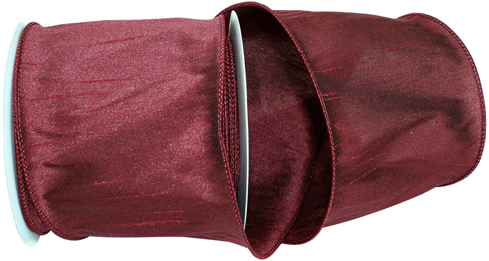 Dupioni Supreme Wired Edge Ribbon, 4In 10Yd