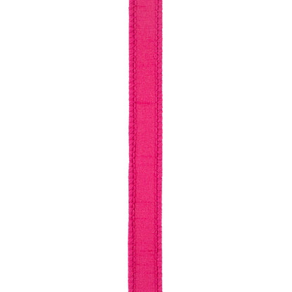 Dupioni Supreme Wired Edge Ribbon Fuchsia 7/8 Inch 10 Yards