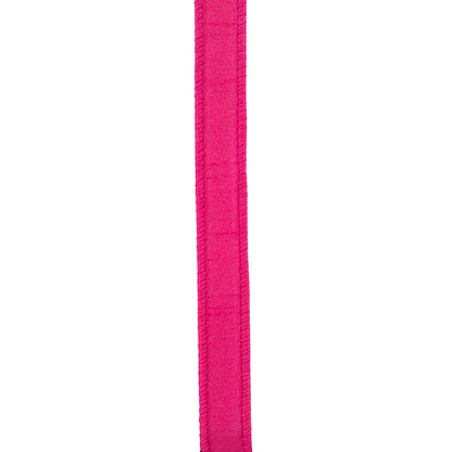 Dupioni Supreme Wired Edge Ribbon Fuchsia 7/8 Inch 10 Yards
