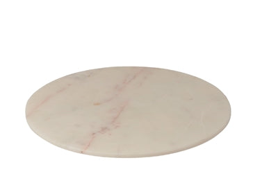 Sm. White Marble Lazy Susan