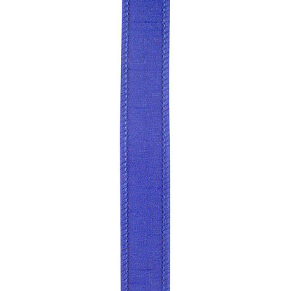 Velvet Touch Deluxe Dupioni Backed Wired Edge Ribbon Red/royal 7/8 Inch 5 Yards