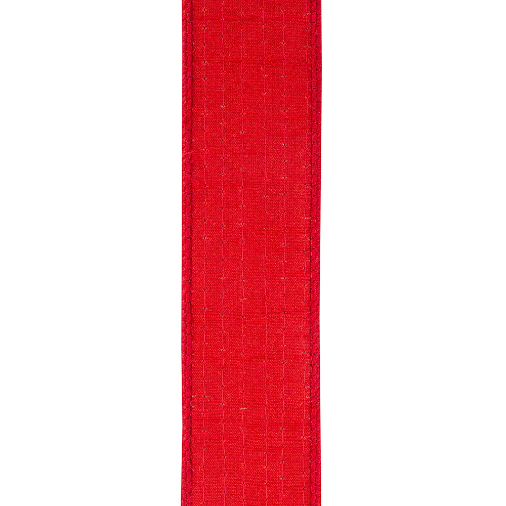 Trimming Lines Deluxe Fused Backed Wired Edge Ribbon Red/royal 1-1/2 Inch 5 Yards