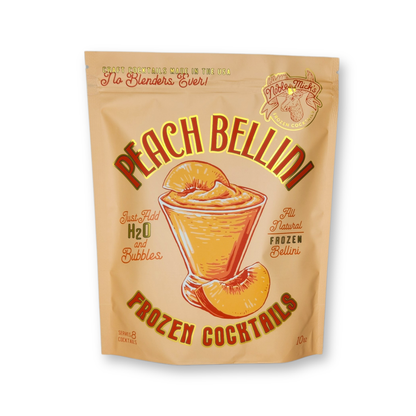 Peach Bellini Frozen Cocktail -Just add Water + Prosecco