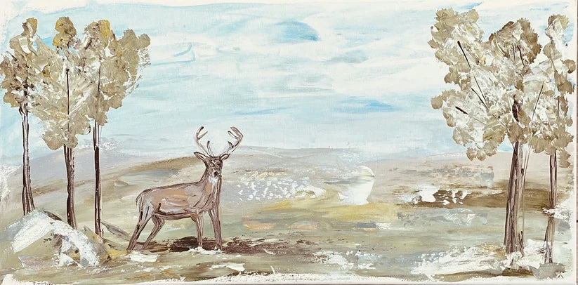 Deer in Field Lumbar