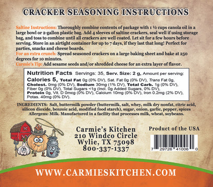 Buttermilk Ranch Cracker Seasoning Mix