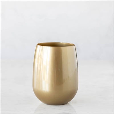 Stemless Wine - Gold - 12 oz.