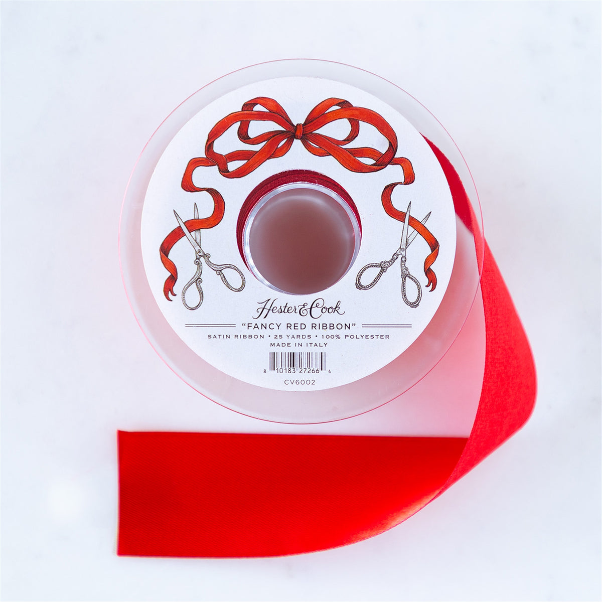 Hester & Cook Fancy ribbon in Red