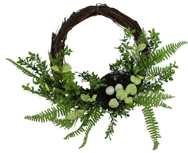 Foliage/Bird Nest Wreath- 20"Diameter