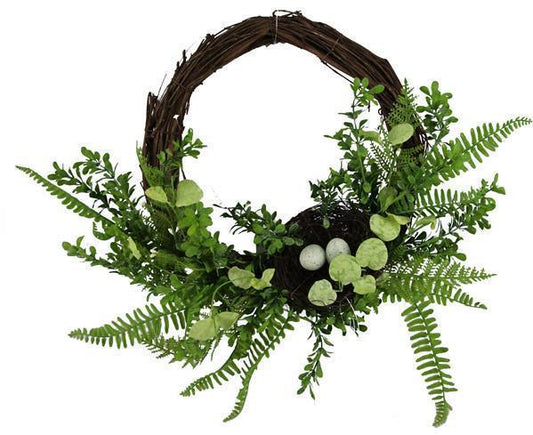 Foliage/Bird Nest Wreath- 20"Diameter