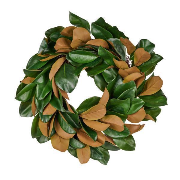 Magnolia Leaf Wreath - 22"Diameter